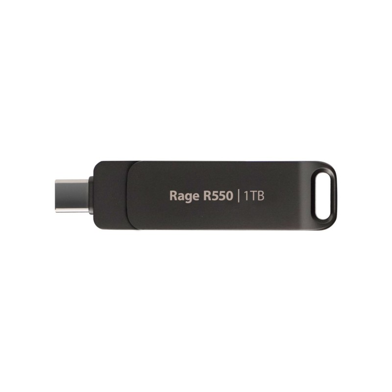 Flashdrive PATRIOT Rage R550 1TB 100 MB/S USB A+C Swivel Design (PE1TR550DSAD) Black Flashdrive PATRIOT Rage R550 1TB 100 MB/S USB A+C Swivel Design (PE1TR550DSAD) Black