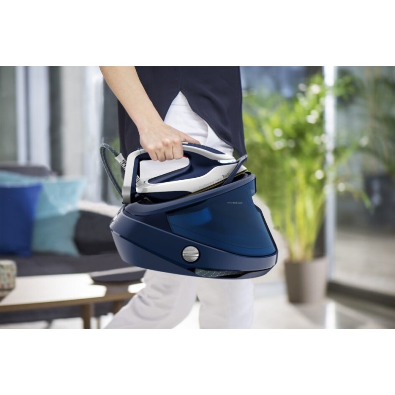 Tefal Pro Express Vision GV9812 3000 W 1.1 L Durilium AirGlide Autoclean soleplate Blue, White Tefal Pro Express Vision GV9812 3000 W 1.1 L Durilium AirGlide Autoclean soleplate Blue, White