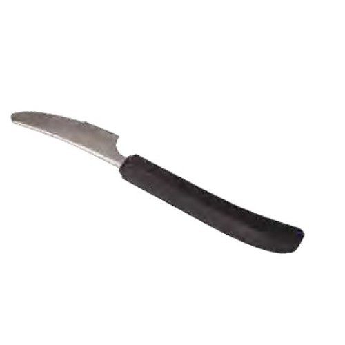 Knife with ergonomic handle straight Knife with ergonomic handle straight