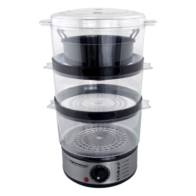 Esperanza EKG009 Steam cooker 3 stainless steel basket (s) 400 W 7.5L Esperanza EKG009 Steam cooker 3 stainless steel basket (s) 400 W 7.5L