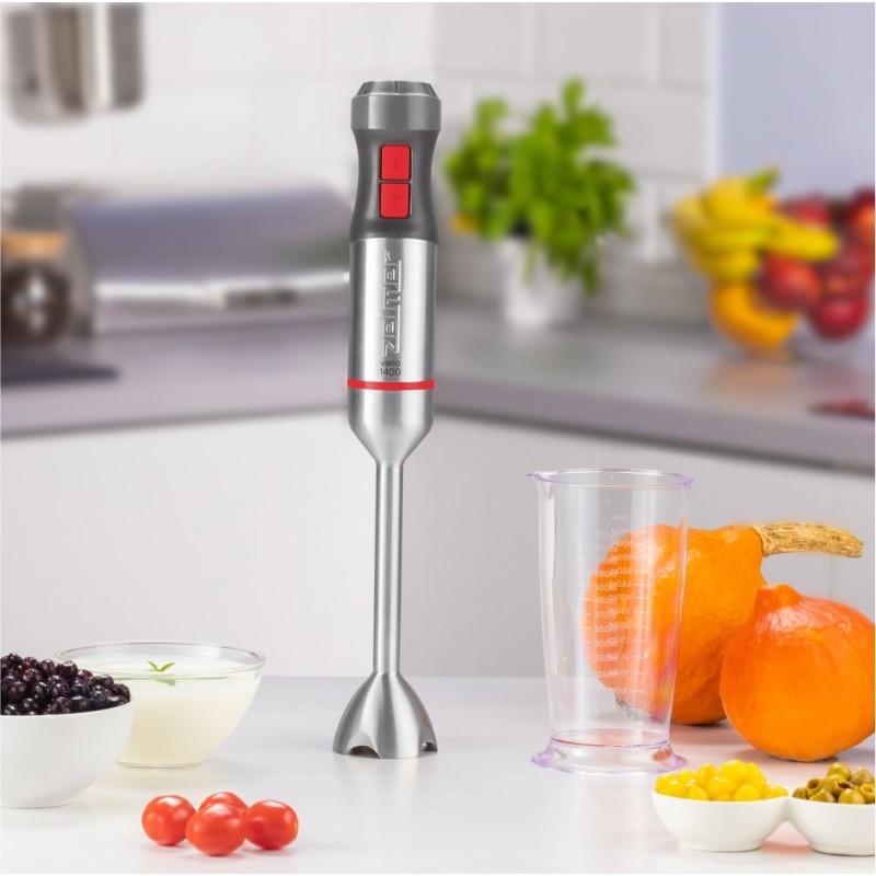 Zelmer ZHB4650 VARIO 0.7 L Immersion blender 1400 W Metallic, Red Zelmer ZHB4650 VARIO 0.7 L Immersion blender 1400 W Metallic, Red