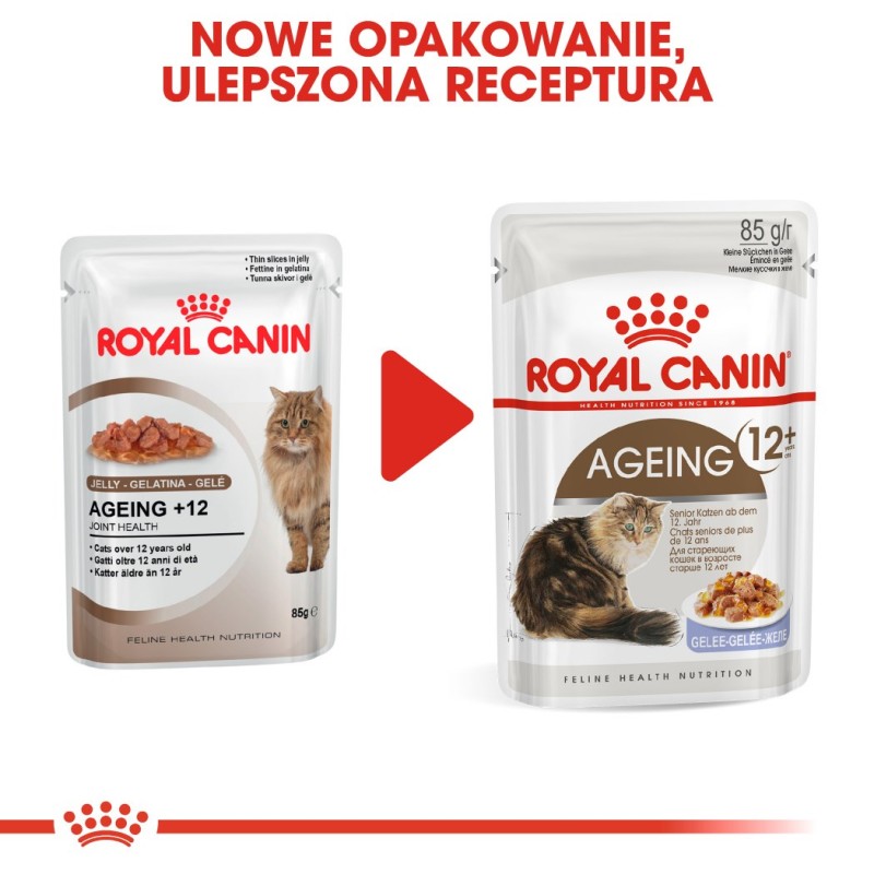 ROYAL CANIN FHN Ageing 12+ in jelly - wet cat food - 12X85g ROYAL CANIN FHN Ageing 12+ in jelly - wet cat food - 12X85g