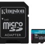 Kingston Technology 1TB microSDXC Canvas Go Plus Gen4 200MB/s A2 U3 V30 Card + Adapter