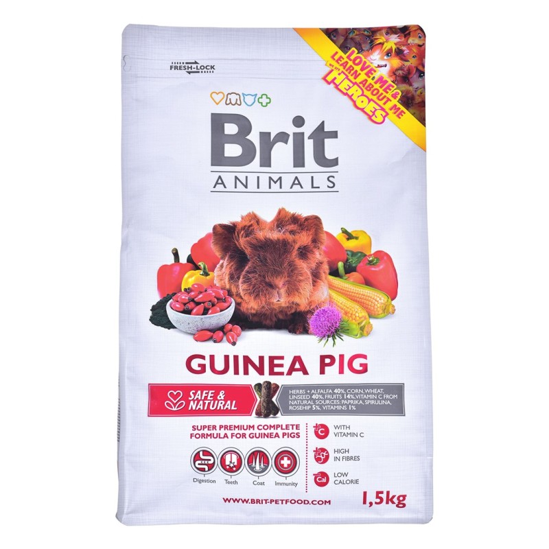 BRIT Animals Guinea Pig Complete - dry food for guinea pigs - 1.5 kg BRIT Animals Guinea Pig Complete - dry food for guinea pigs - 1.5 kg