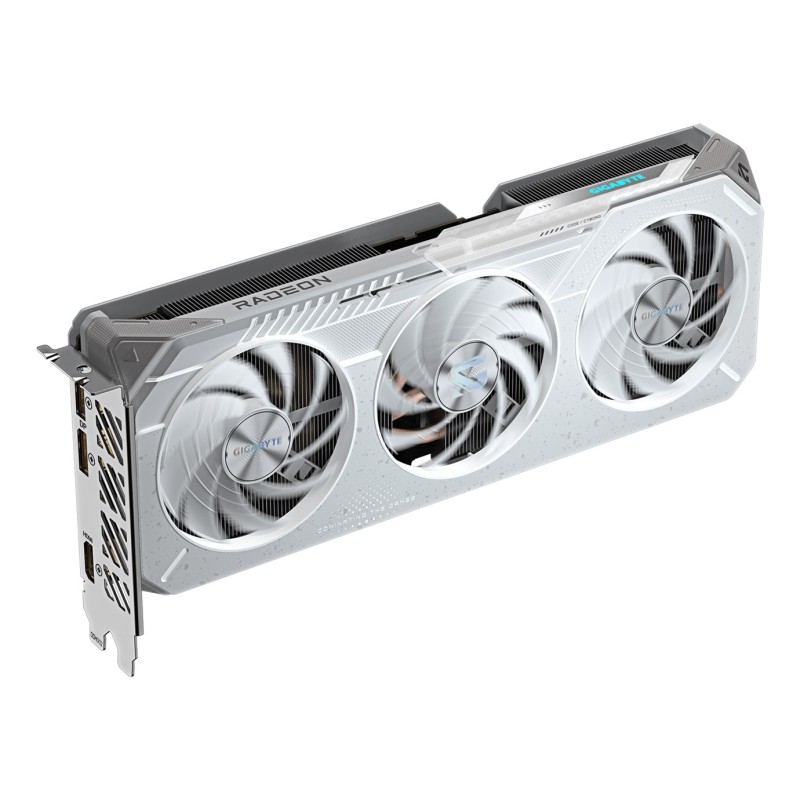 GIGABYTE GAMING Radeon RX 9060 XT OC ICE 16G Graphics Card - 16GB GDDR6, 256bit, PCI-E 5.0, 3320 MHz Core Clock, 2 x DisplayPort, 1 x HDMI, GV-R906XGAMINGOCICE-16GD