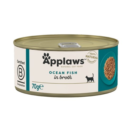 APPLAWS Ocean Fish in Broth - wet cat food - 70g APPLAWS Ocean Fish in Broth - wet cat food - 70g