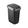 ROTHO Twist Silver - trash bin – 50l ROTHO Twist Silver - trash bin – 50l