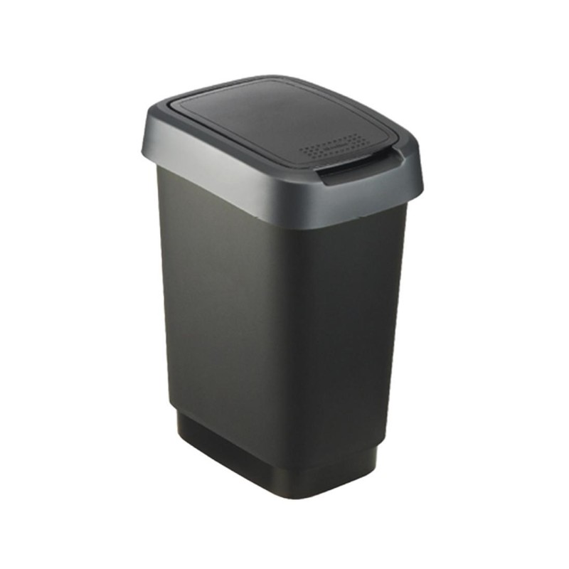 ROTHO Twist Silver - trash bin – 50l ROTHO Twist Silver - trash bin – 50l