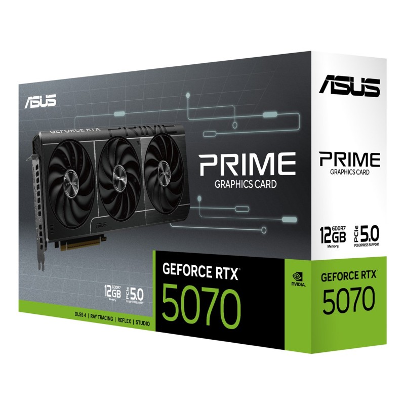 ASUS Prime -RTX5070-12G NVIDIA GeForce RTX 5070 12 GB GDDR7 ASUS Prime -RTX5070-12G NVIDIA GeForce RTX 5070 12 GB GDDR7