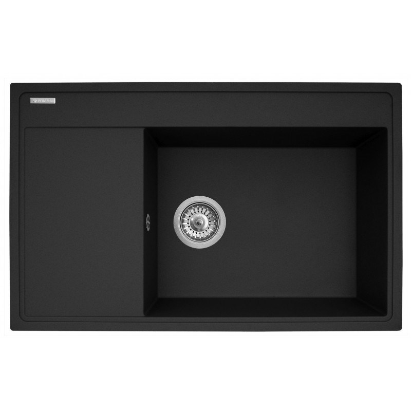 Set - Sink PYRAMIS CAMEA (79x50) 1B 1D R + Faucet IDEA Black Edition - 070168502BE - Volcano Set - Sink PYRAMIS CAMEA (79x50) 1B 1D R + Faucet IDEA Black Edition - 070168502BE - Volcano
