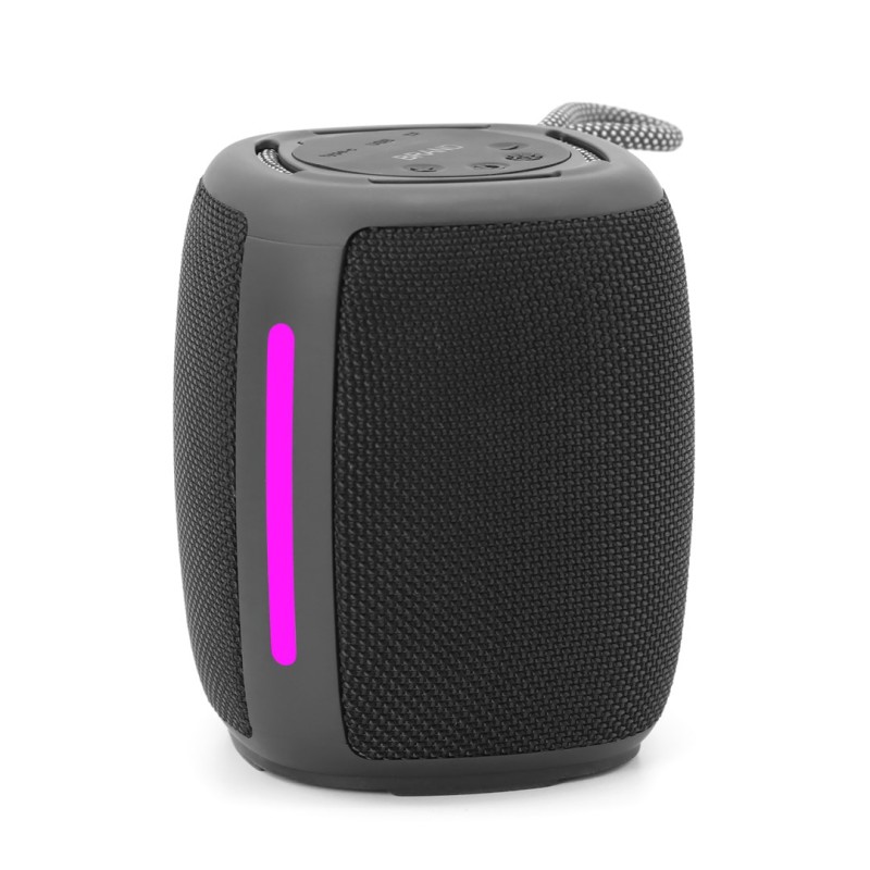 Gembird SPK-BT-LED-03-BK portable Bluetooth speaker with RGB LED Light Black 5W Gembird SPK-BT-LED-03-BK portable Bluetooth speaker with RGB LED Light Black 5W