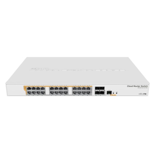 MikroTik CRS328-24P-4S+RM 28P PoE (PoE+ 24) 10G managed gigabit switch MikroTik CRS328-24P-4S+RM 28P PoE (PoE+ 24) 10G managed gigabit switch