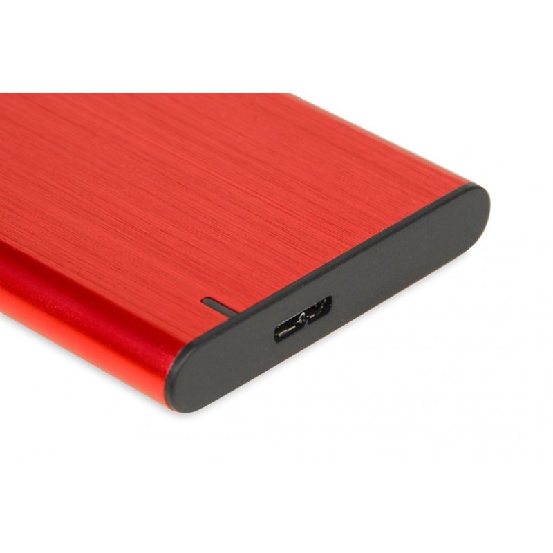iBox HD-05 HDD/SSD enclosure Red 2.5 iBox HD-05 HDD/SSD enclosure Red 2.5