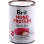 BRIT Mono Protein Beef & Rice - wet dog food - 400g