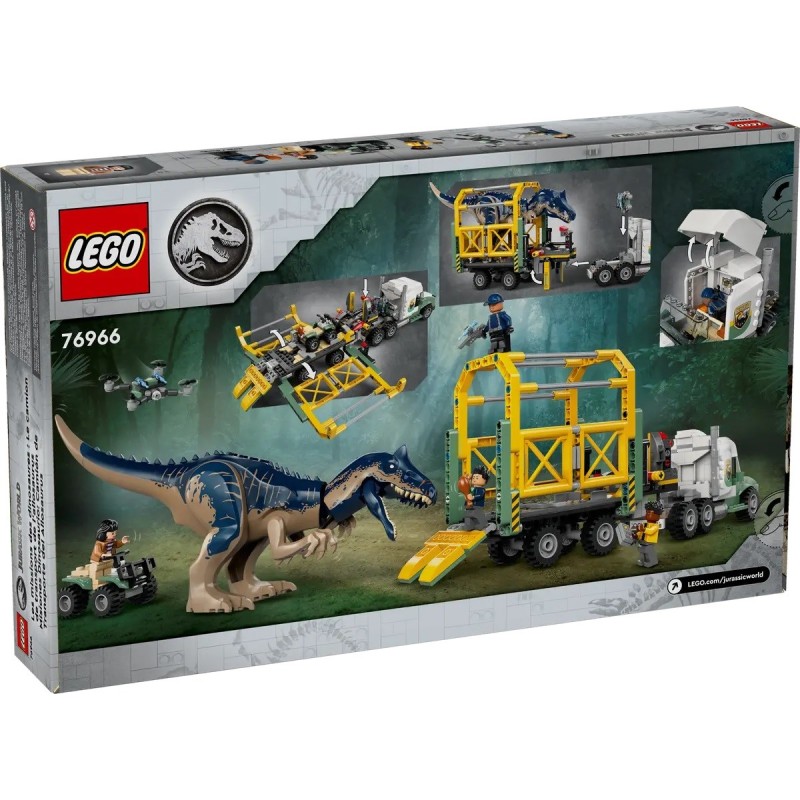 LEGO JURASSIC WORLD 76966 Dinosaur Missions: Allosaurus Transport Truck LEGO JURASSIC WORLD 76966 Dinosaur Missions: Allosaurus Transport Truck