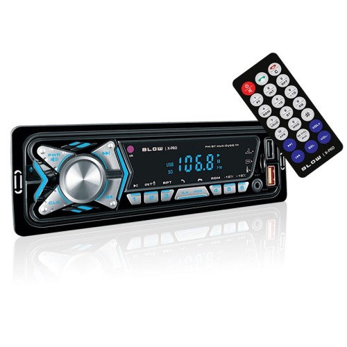 BLOW X-PRO MP3/USB/micro USB/BLUETOOTH radio Car Black BLOW X-PRO MP3/USB/micro USB/BLUETOOTH radio Car Black