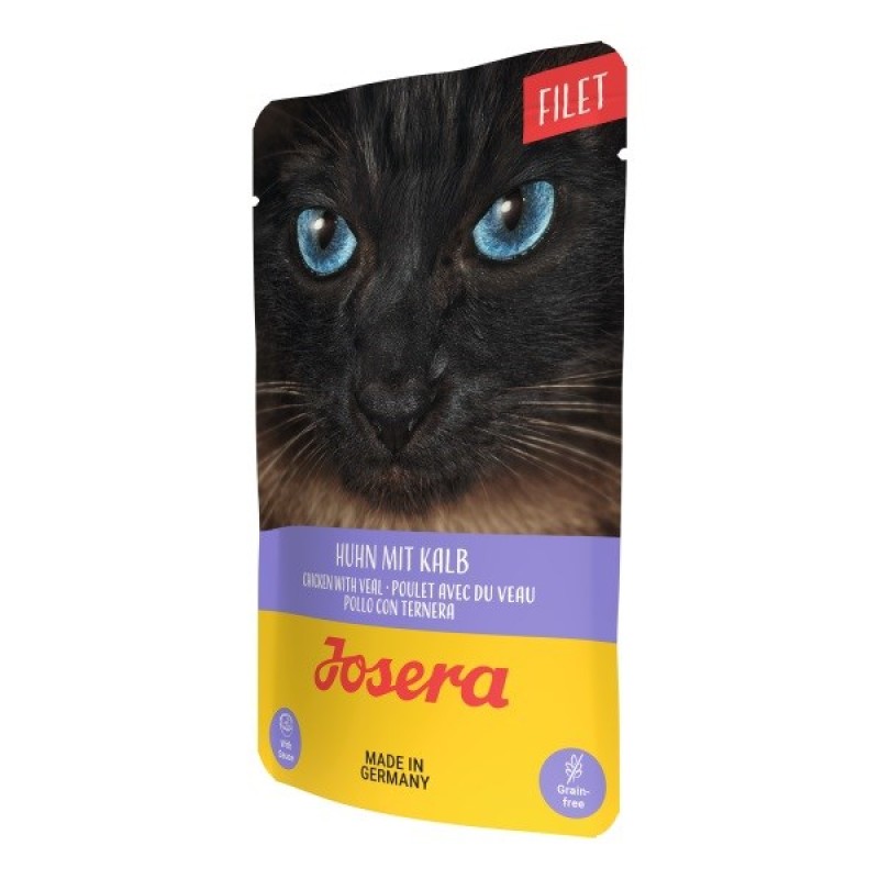JOSERA Chicken fillet with veal - wet cat food - 70 g