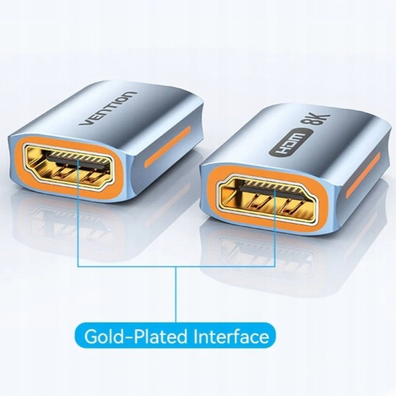 Vention HDMI-HDMI connector 8K@60Hz Aluminium Vention HDMI-HDMI connector 8K@60Hz Aluminium