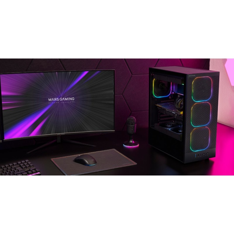 TACENS MARS MC-NEBULA 4x120mm ARGB ATX - case