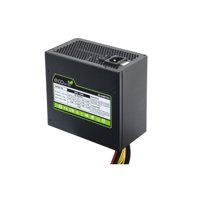 Chieftec GPE-500S power supply unit 500 W 24-pin ATX PS/2 Black Chieftec GPE-500S power supply unit 500 W 24-pin ATX PS/2 Black