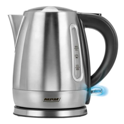MPM MCZ-118 electric kettle 1 L 1630 W Steel