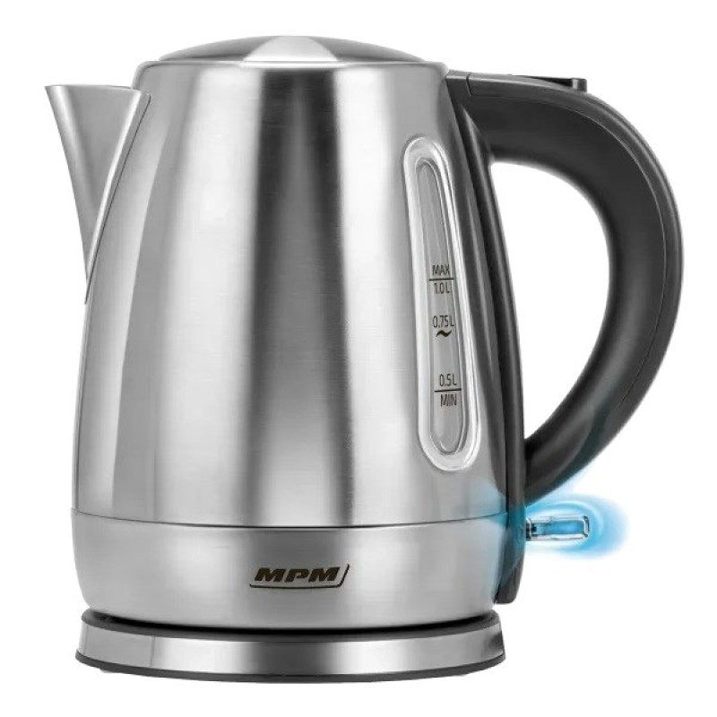 MPM MCZ-118 electric kettle 1 L 1630 W Steel MPM MCZ-118 electric kettle 1 L 1630 W Steel
