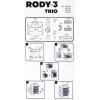 ZOLUX Rody3 Trio White - cage for rodents - 1 piece ZOLUX Rody3 Trio White - cage for rodents - 1 piece