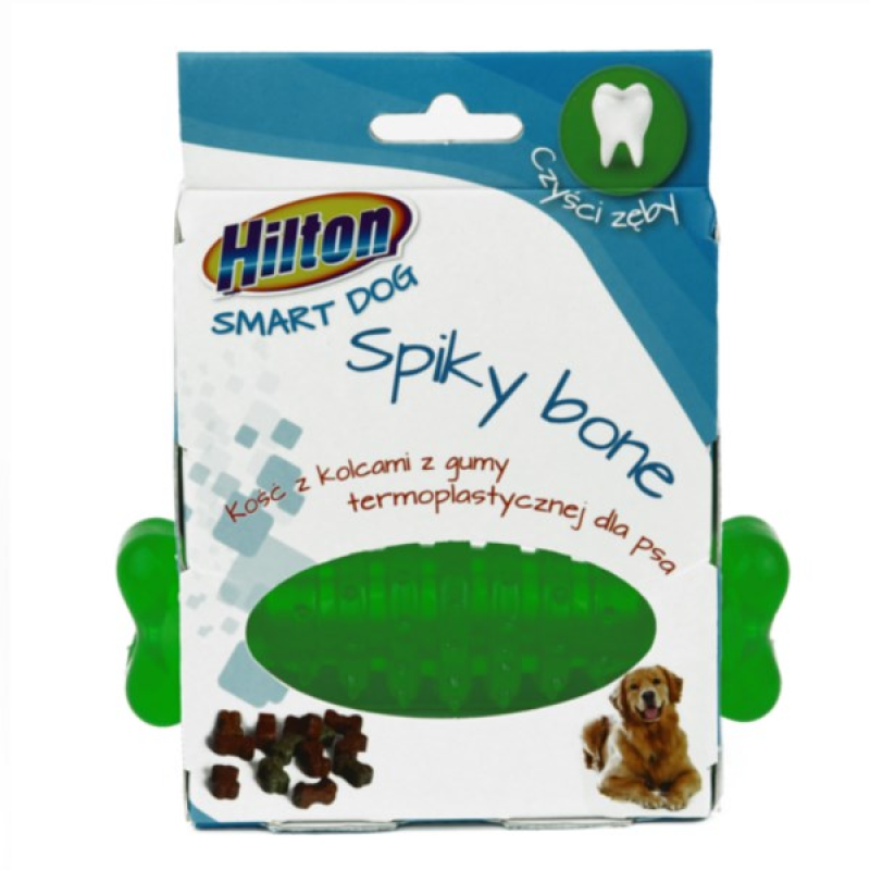 HILTON Dog spiky bone - Dog toy - 12 cm HILTON Dog spiky bone - Dog toy - 12 cm