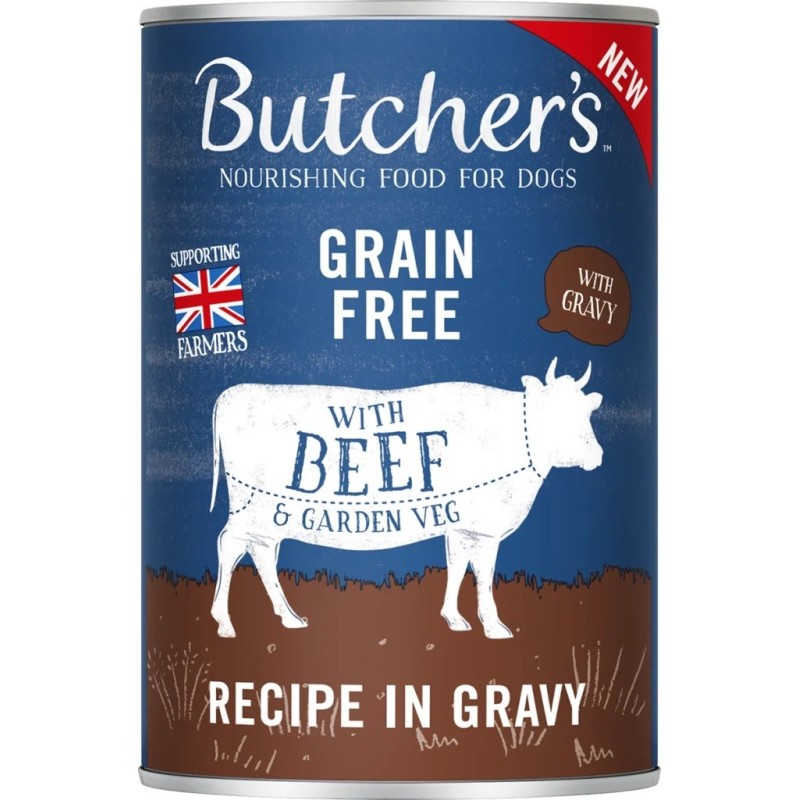 BUTCHER'S Original Mega pack mix with vegetables in gravy- wet dog food - 6 x 400g BUTCHER'S Original Mega pack mix with vegetables in gravy- wet dog food - 6 x 400g
