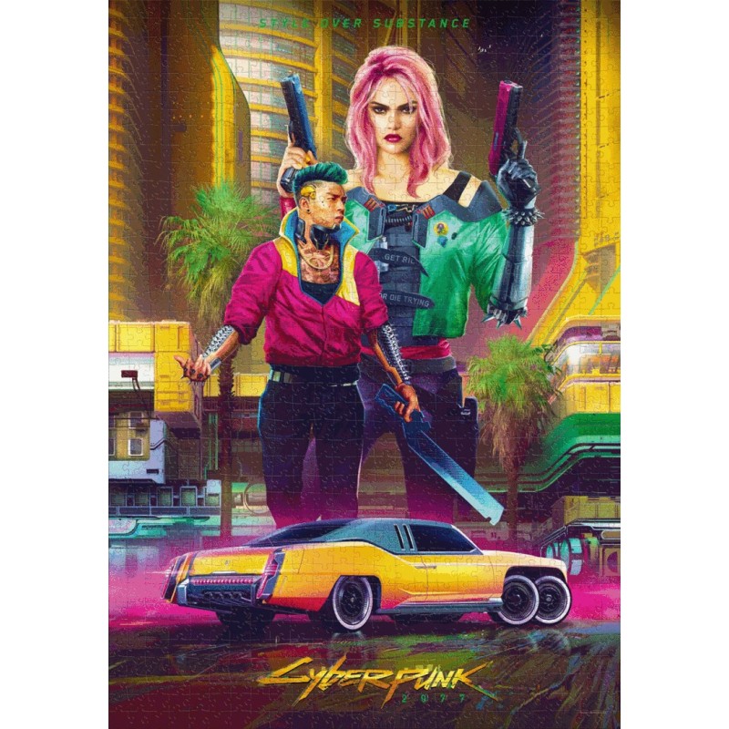 Puzzle Good Loot Gaming - Cyberpunk 2077: Kitsch Style 1000 pc(s) Puzzle Good Loot Gaming - Cyberpunk 2077: Kitsch Style 1000 pc(s)