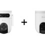 Set [Ezviz H8c 4G 2K IP surveillance camera + Ezviz H9C WiFi Rotating 2K 2-in-1 (3MP+3MP)]
