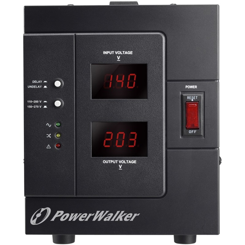 PowerWalker AVR 3000 SIV FR voltage regulator 1 AC outlet(s) 110-280 V Black PowerWalker AVR 3000 SIV FR voltage regulator 1 AC outlet(s) 110-280 V Black