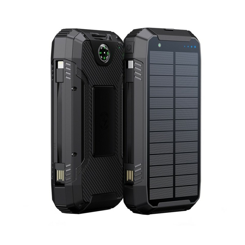 PowerNeed S20000Q mobile device charger Universal Black Lightning, Solar, USB Wireless charging Fast charging Outdoor PowerNeed S20000Q mobile device charger Universal Black Lightning, Solar, USB Wireless charging Fast charging Outdoor