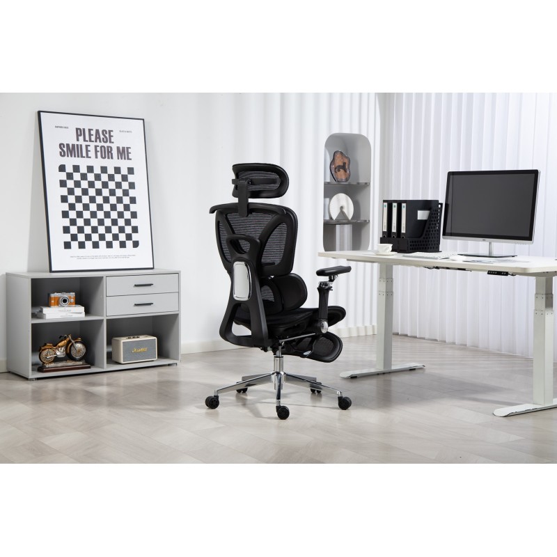 Activejet ergonomic office chair YK848 black Activejet ergonomic office chair YK848 black
