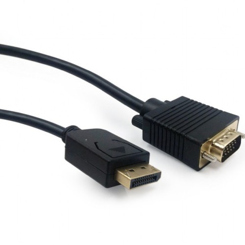 Gembird CCP-DPM-VGAM-6 video cable adapter 1.8 m VGA (D-Sub) DisplayPort Black