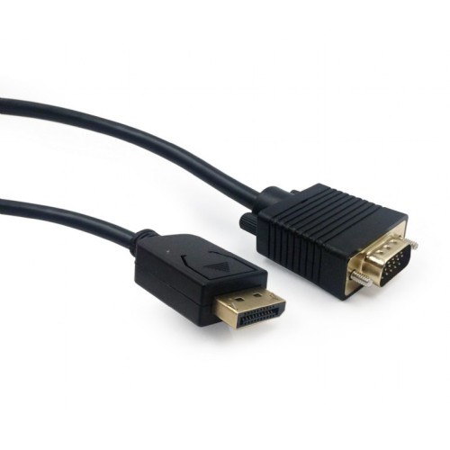 Gembird CCP-DPM-VGAM-6 video cable adapter 1.8 m VGA (D-Sub) DisplayPort Black Gembird CCP-DPM-VGAM-6 video cable adapter 1.8 m VGA (D-Sub) DisplayPort Black