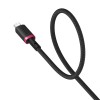 Baseus Dura Type A to IP 2.4A 2 m fast charging cable Black, Red Baseus Dura Type A to IP 2.4A 2 m fast charging cable Black, Red