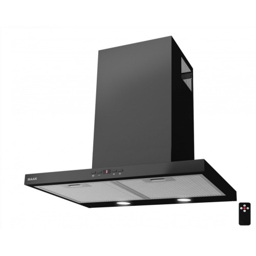 Wall-mounted chimney kitchen hood MAAN Siena Soft 60 305 m3/h, Black Wall-mounted chimney kitchen hood MAAN Siena Soft 60 305 m3/h, Black