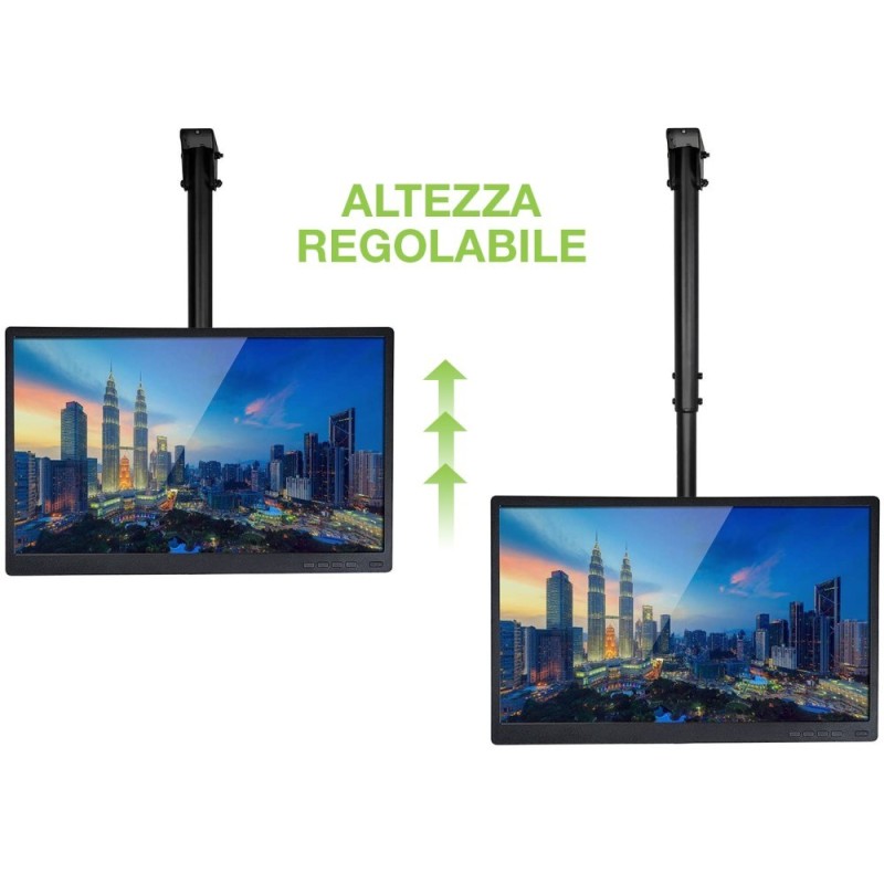 Techly 37-70 Telescopic Ceiling Long Support LED TV LCD Techly 37-70 Telescopic Ceiling Long Support LED TV LCD