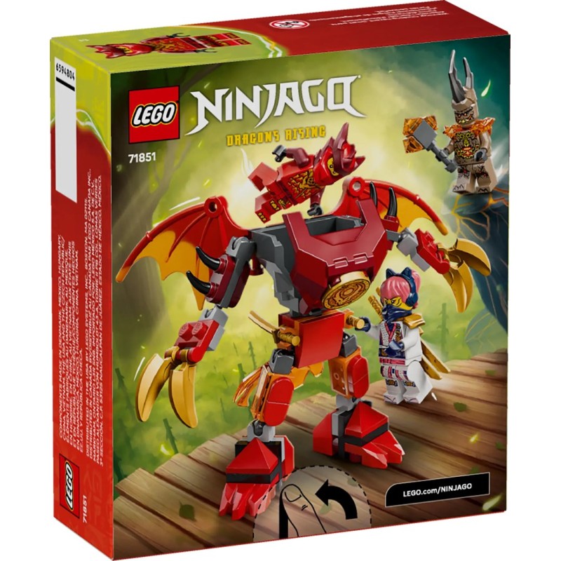 LEGO NINJAGO 71851 Kai's Dragon Mech Battle Pack