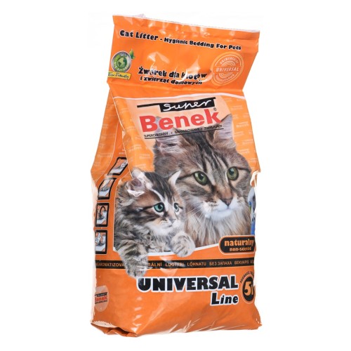 SUPER BENEK UNIVERSAL Cat litter Bentonite grit Natural 5 l SUPER BENEK UNIVERSAL Cat litter Bentonite grit Natural 5 l