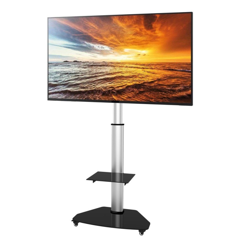 Techly Floor Stand with Shelf Trolley TV LCD/LED/Plasma 37-70 Techly Floor Stand with Shelf Trolley TV LCD/LED/Plasma 37-70