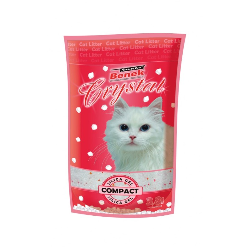 Certech Cat Litter Super Crystal Compact Natural - Silicone Cat Litter 13 kg Certech Cat Litter Super Crystal Compact Natural - Silicone Cat Litter 13 kg