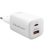 Qoltec 50765 mobile device charger Laptop, Portable gaming console, Power bank, Smartphone, Smartwatch, Tablet White AC Fast charging Indoor