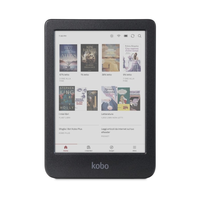 Rakuten Kobo Clara Colour e-book reader Touchscreen 16 GB Wi-Fi Black