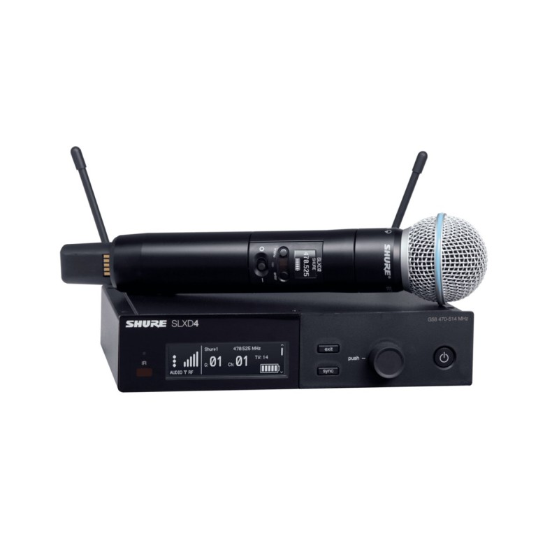 Shure SLXD24E/B58-G59 wireless microphone system Shure SLXD24E/B58-G59 wireless microphone system