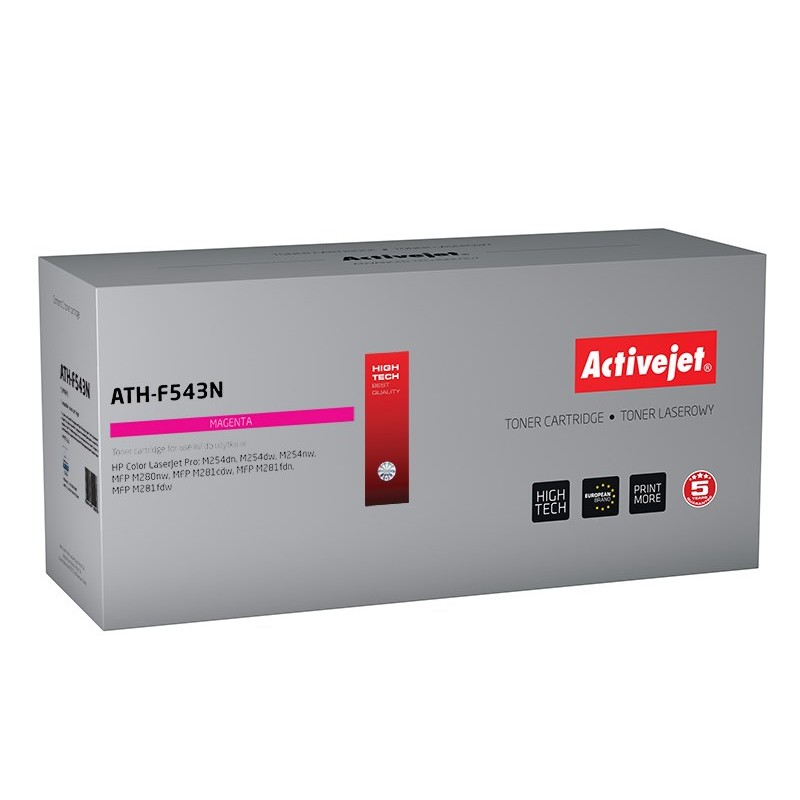 Activejet ATH-F543N toner (replacement for HP 203A CF543A; Supreme; 1300 pages; magenta)