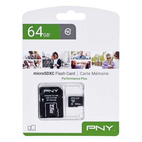 PNY Performance Plus 64 GB MicroSDXC Class 10 PNY Performance Plus 64 GB MicroSDXC Class 10