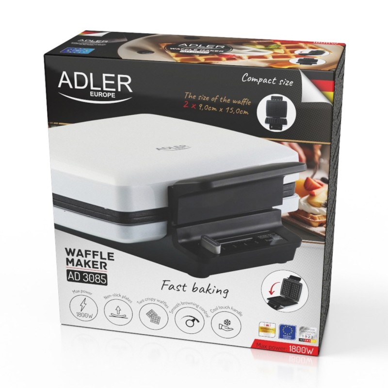 Waffle maker ADLER AD 3085 Waffle maker ADLER AD 3085