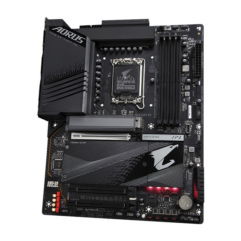 GIGABYTE Z790 AORUS ELITE AX Motherboard - Supports Intel Core 14th CPUs, 16*+2+1 Phases Digital VRM, up to 7600MHz DDR5 (OC), 4xPCIe 4.0 M.2, Wi-Fi 6E, 2.5GbE LAN, USB 3.2 Gen 2x2 GIGABYTE Z790 AORUS ELITE AX Motherboard - Supports Intel Core 14th CPUs, 16*+2+1 Phases Digital VRM, up to 7600MHz DDR5 (OC), 4xPCIe 4.0 M.2, Wi-Fi 6E, 2.5GbE LAN, USB 3.2 Gen 2x2